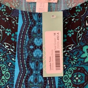 NWT London Times Jersey dress Size 14